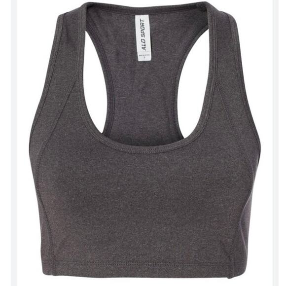 Alo Sport Gray Racerback Sports Bra Size XS - Picture 1 of 7